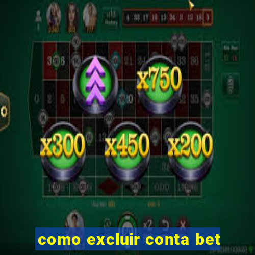 como excluir conta bet